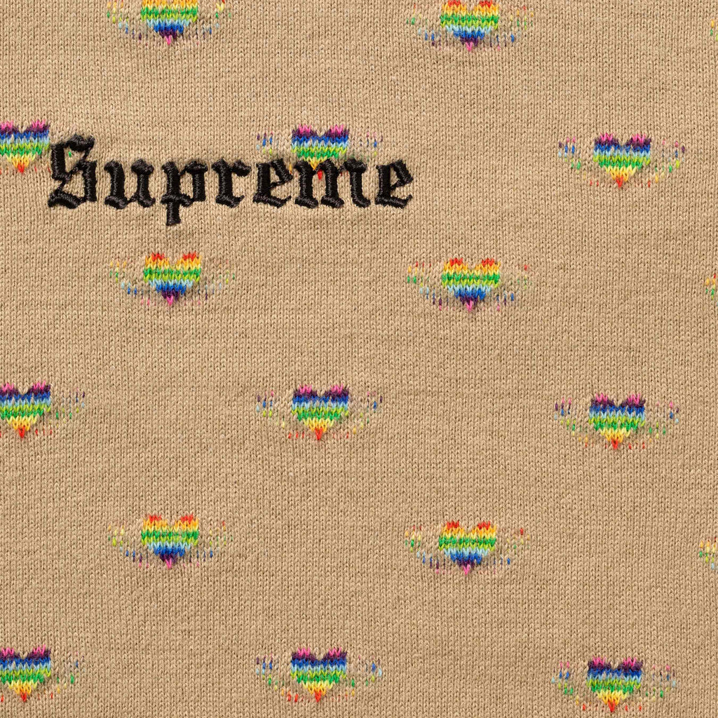 Hearts Intarsia Ringer Tee