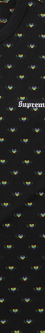 Hearts Intarsia Ringer Tee