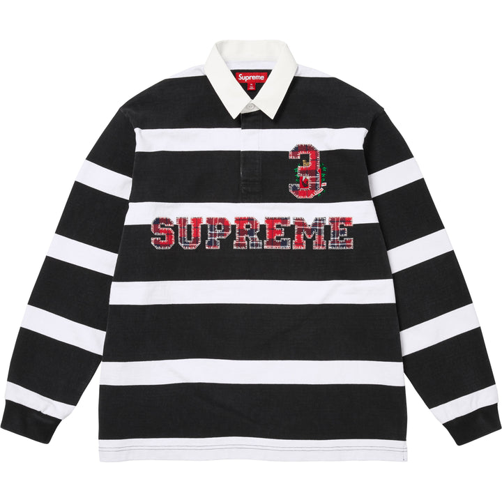 Supreme ストライプ ラガーシャツ L ラグビー Stripe Rugby - Shop - Supreme