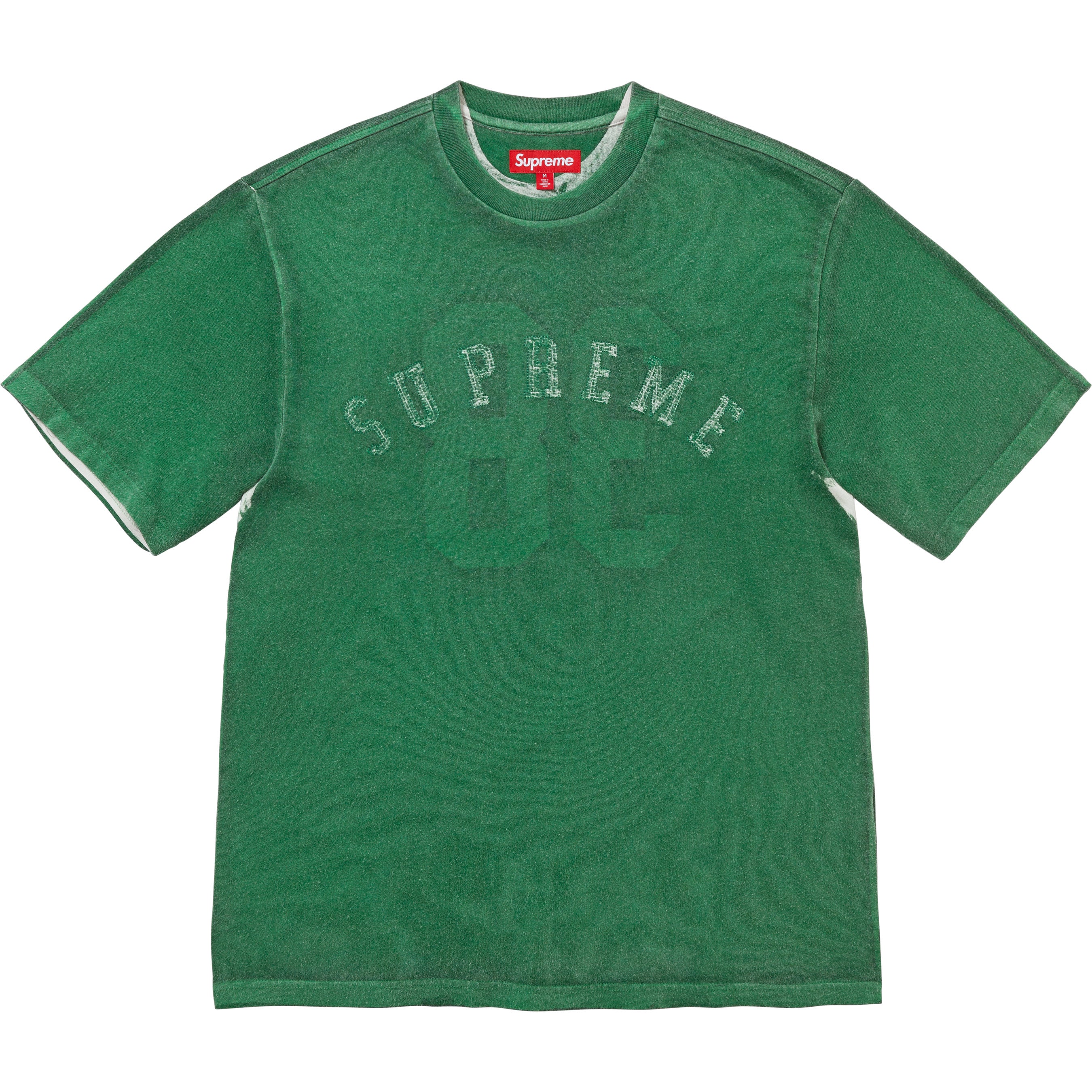 トップス Supreme Overprint Stripe S/S Top small Supreme Overprint Stripe S S Top (SS24) - $88