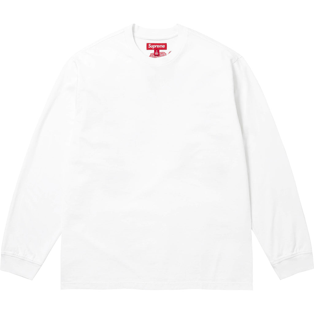 トップス supreme White Tee L Supreme White Box Logo L/S Tee Men's