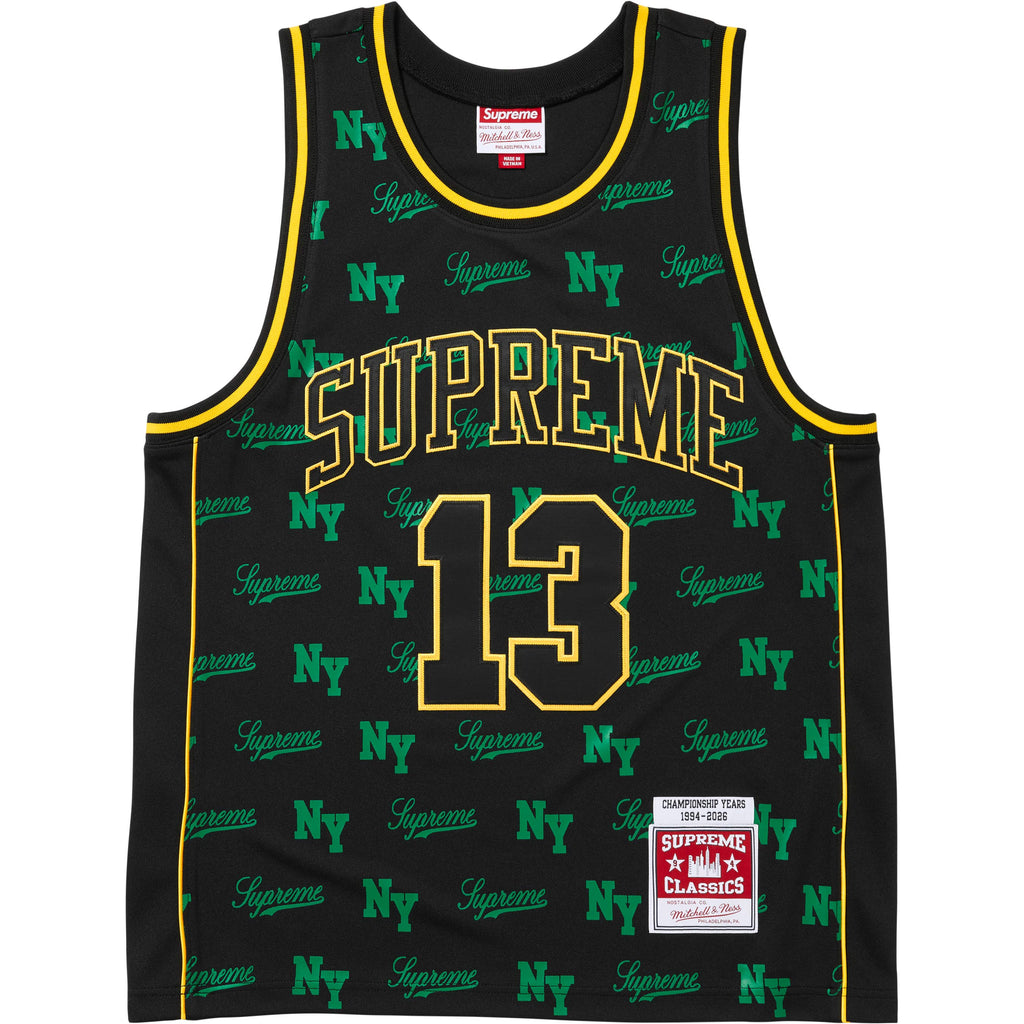 Supreme/Mitchell & Ness Monogram Basketball Jersey - Shop - Supreme Supreme/Mitchell & Ness Monogram Basketball Jersey - Shop - Supreme