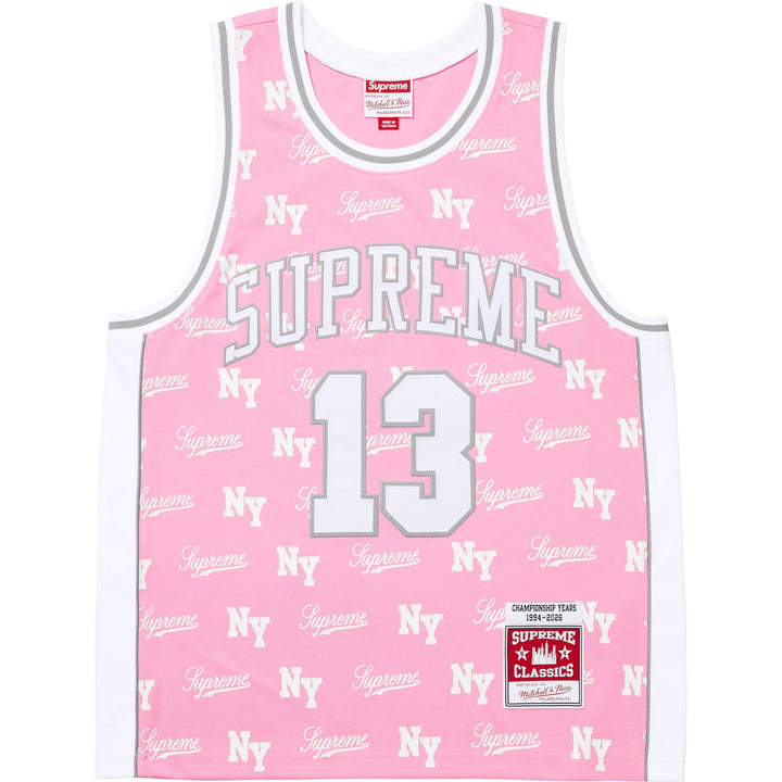Supreme/Mitchell & Ness Monogram Basketball Jersey - Shop - Supreme Supreme/Mitchell & Ness Monogram Basketball Jersey - Shop - Supreme