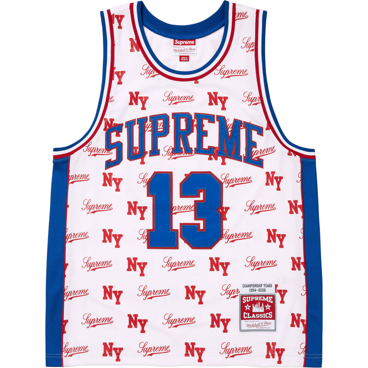 Supreme®/Mitchell & Ness® Monogram Basketball Jersey - Shop - Supreme