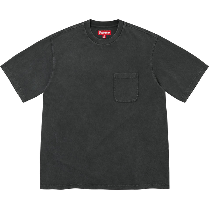Supreme ポケットTシャツ ブラック S Cracked Pocket S/S Top - Shop - Supreme