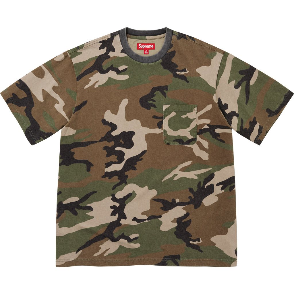 Cracked Pocket S/S Top