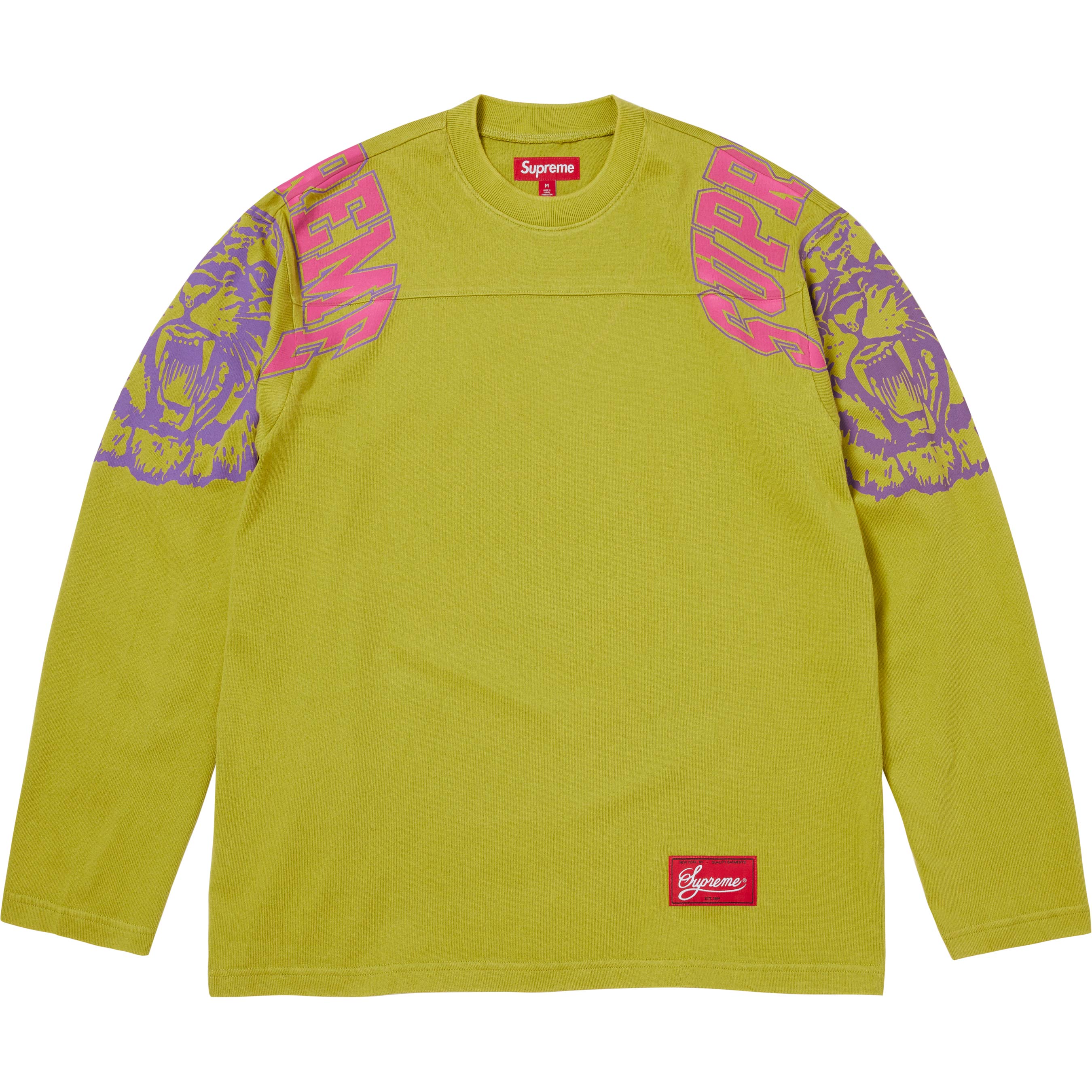 khaki supreme フットボールシャツ Mascot L/S Football Top - Shop - Supreme