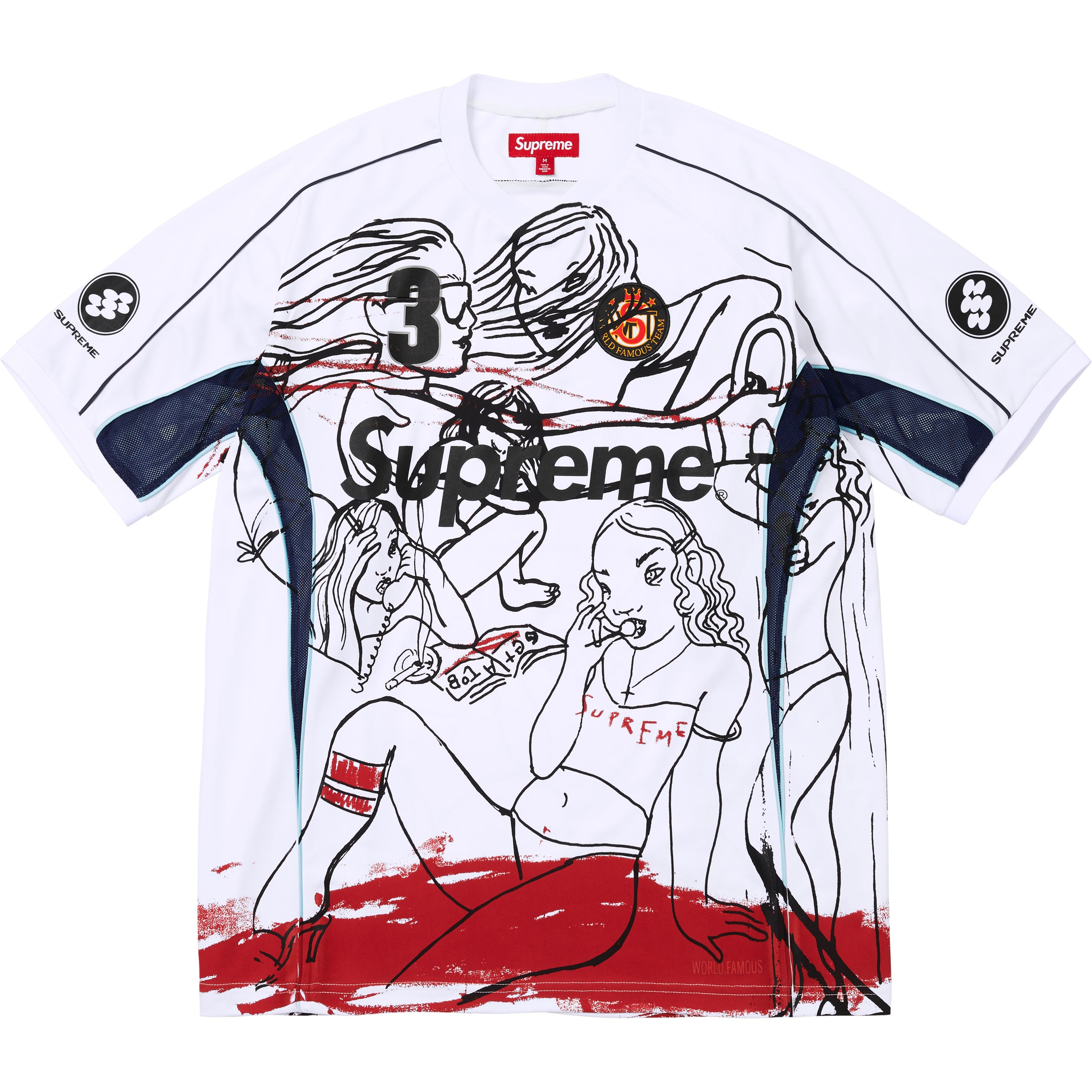 Supreme/Rita Ackermann Soccer Jersey - Shop - Supreme