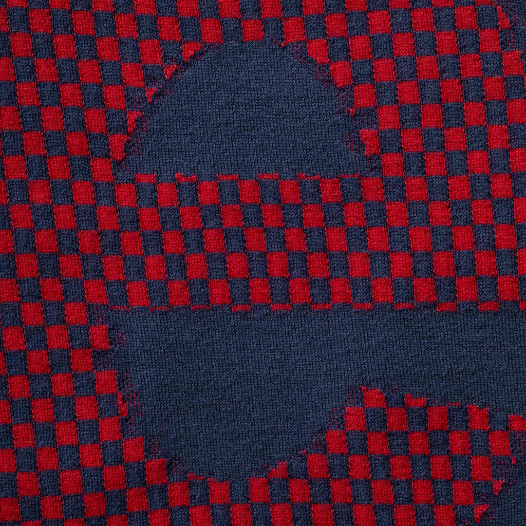 Checkerboard Intarsia S/S Top