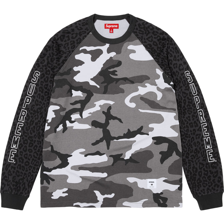 Wildlife Camo Raglan L/S Top - Shop - Supreme