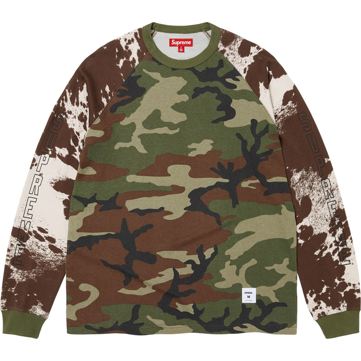 Wildlife Camo Raglan L/S Top - Shop - Supreme