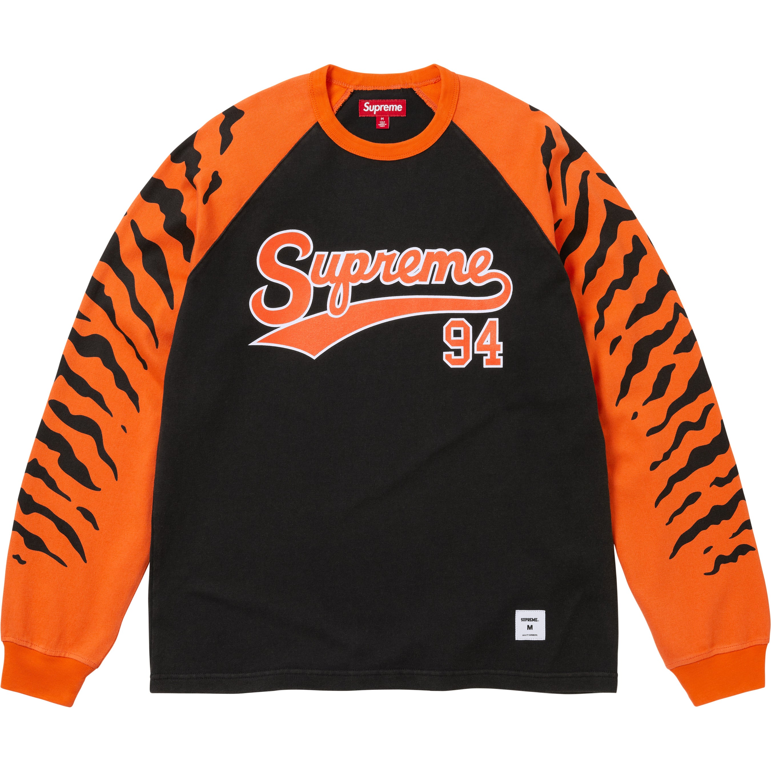 Tiger Raglan L/S Top - Shop - Supreme
