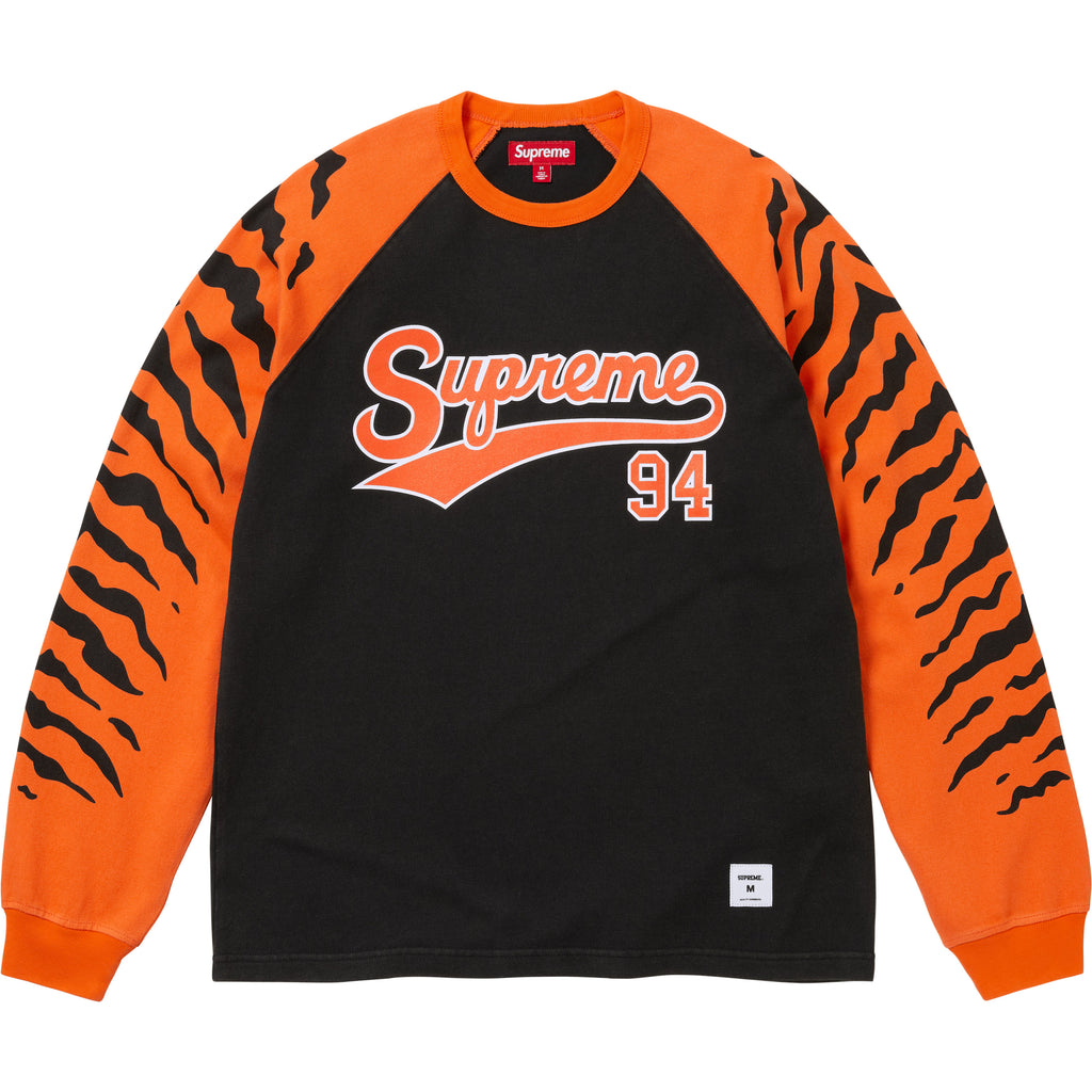 Tiger Raglan L/S Top - Shop - Supreme