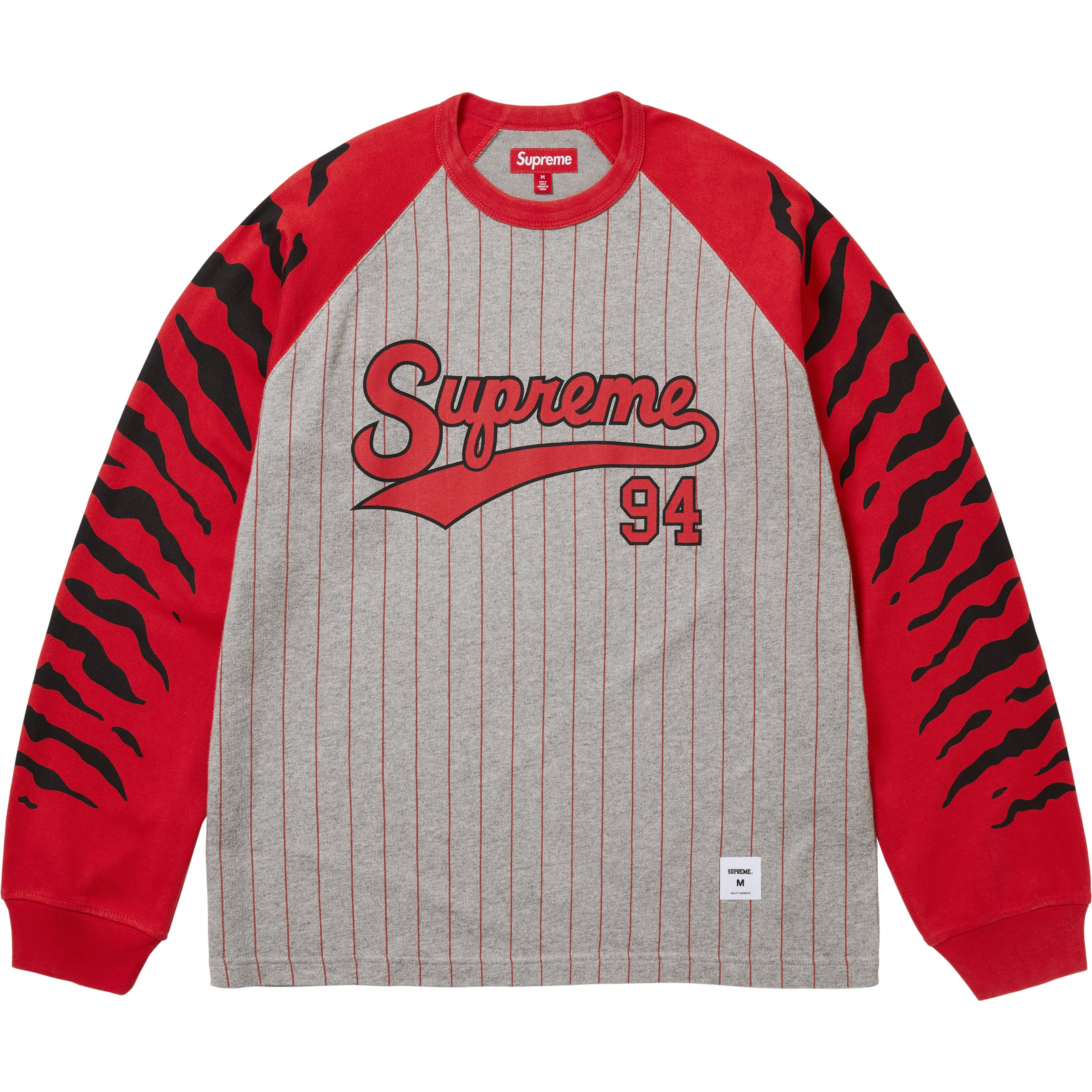 Tiger Raglan L/S Top - Shop - Supreme