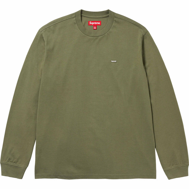 supreme 2023AW small box ls tee OLIVE M-