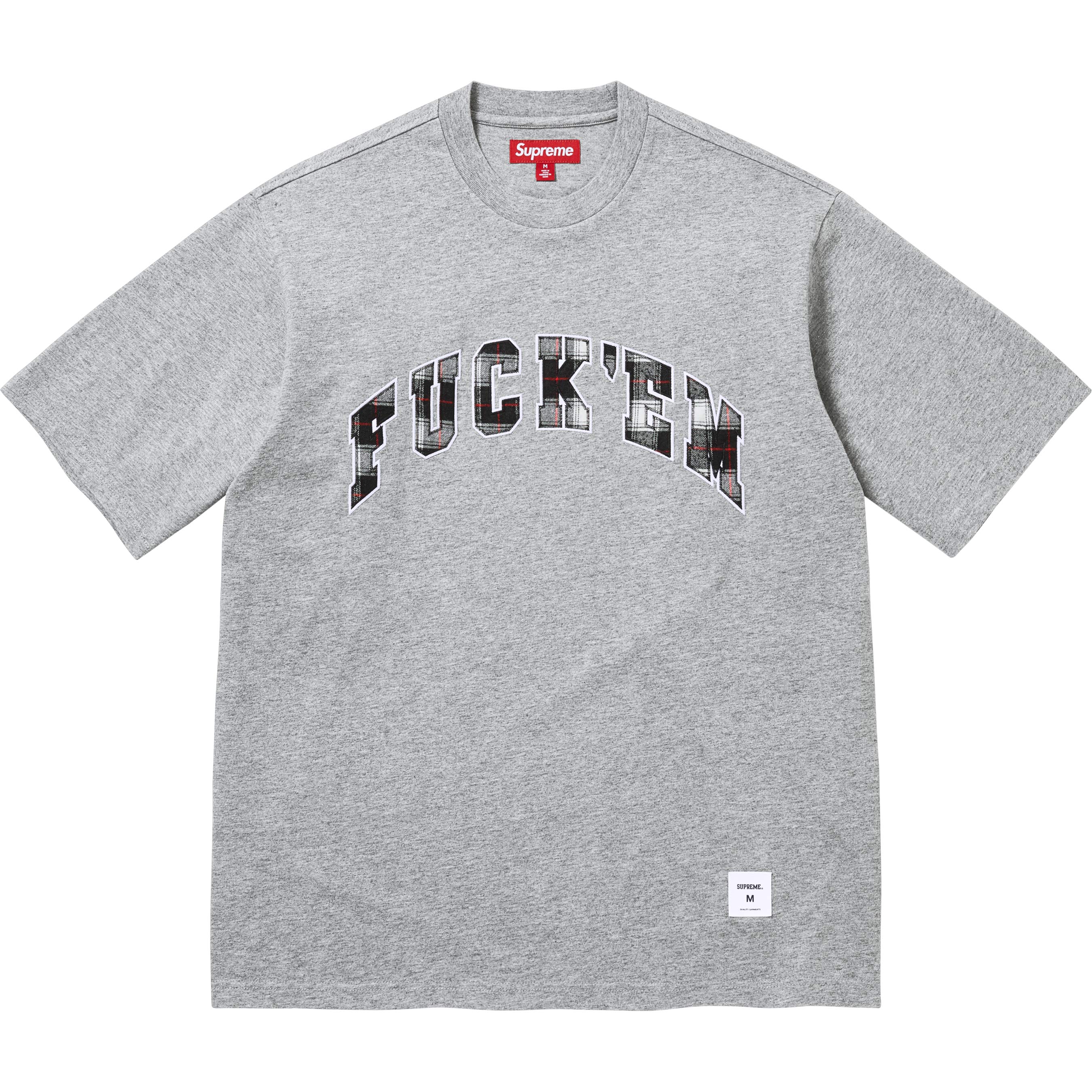 Fuck Em Plaid S/S Top - Shop - Supreme