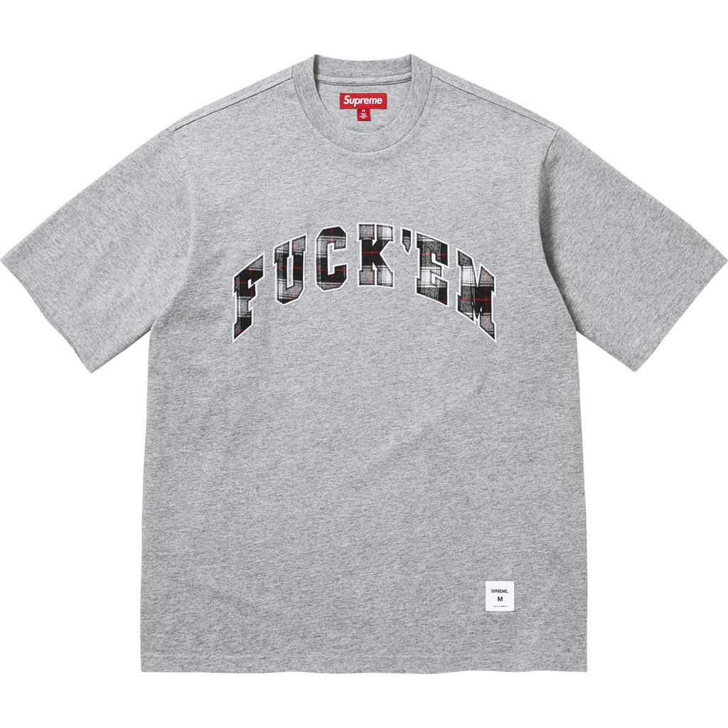 Supreme FUCK Tシャツ Mサイズ グレー Buy Supreme Fuck Money Tee 'Heather Grey' - FW24T41 HEATHER GREY