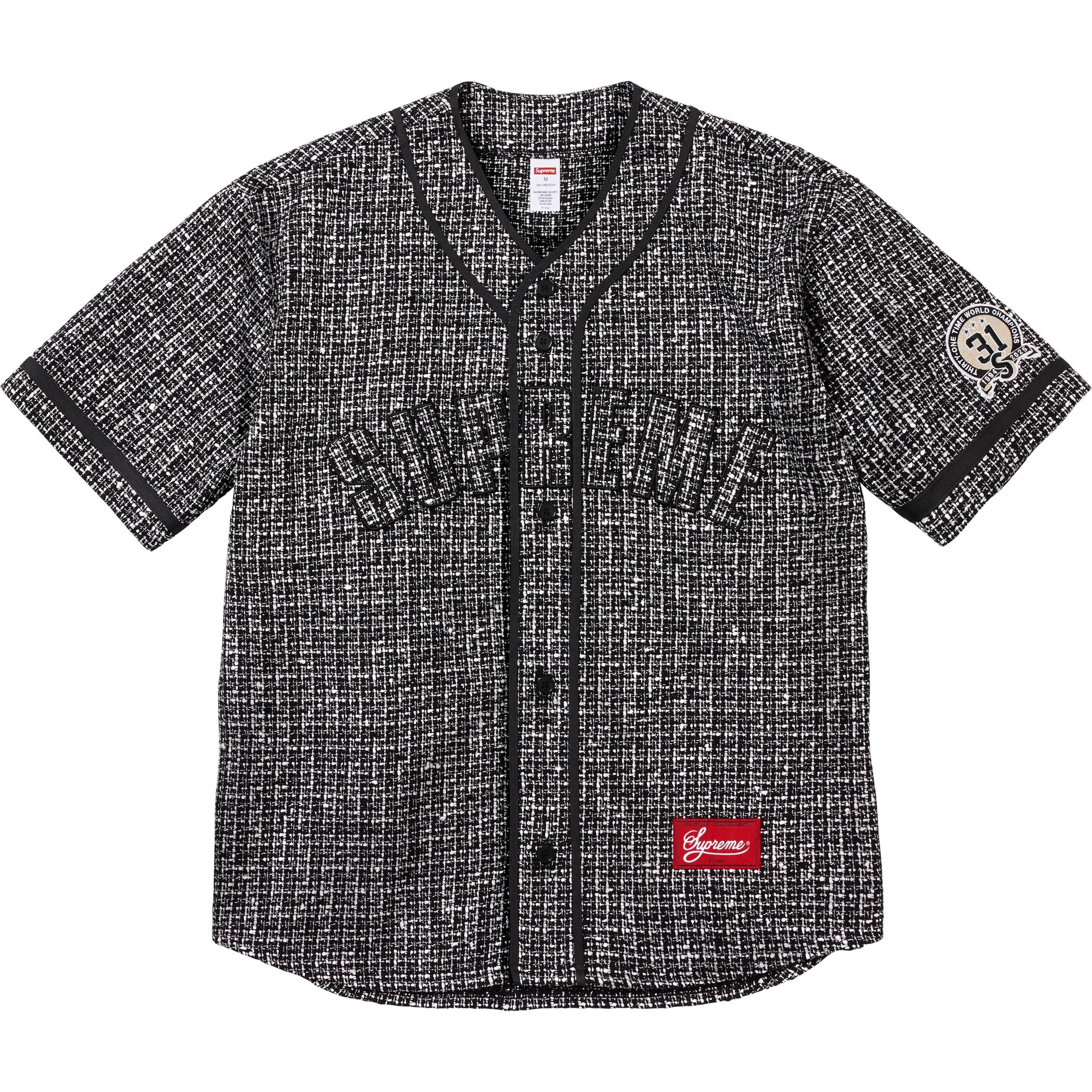 Supreme 25FW Flowers Metallic Sweater