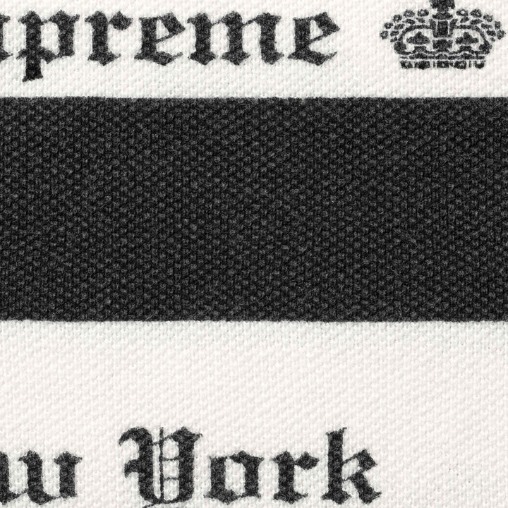 Old English Stripe L/S Polo - Shop - Supreme