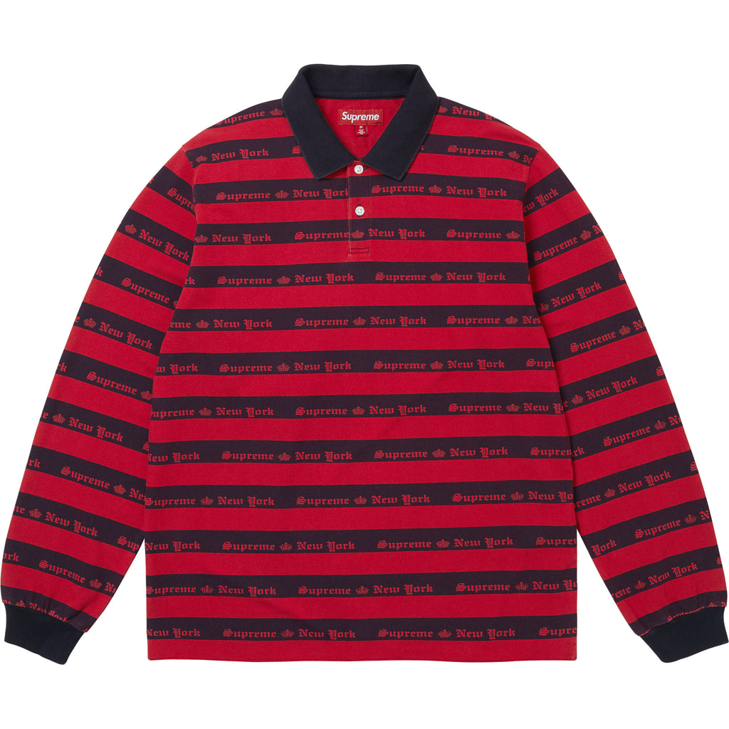 Old English Stripe L/S Polo