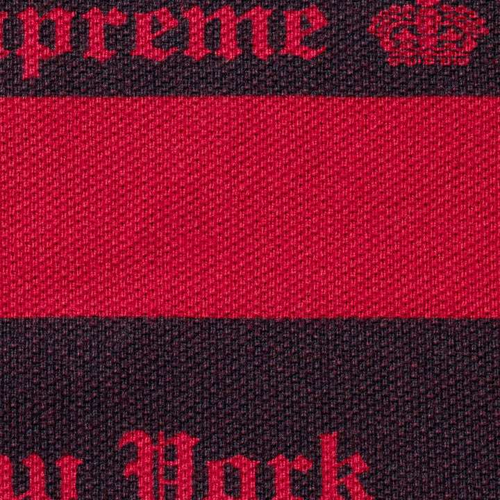 Old English Stripe L/S Polo - Shop - Supreme