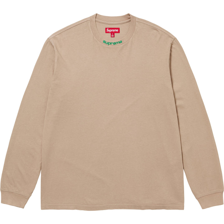 Embroidered Collar L/S Top - Shop - Supreme