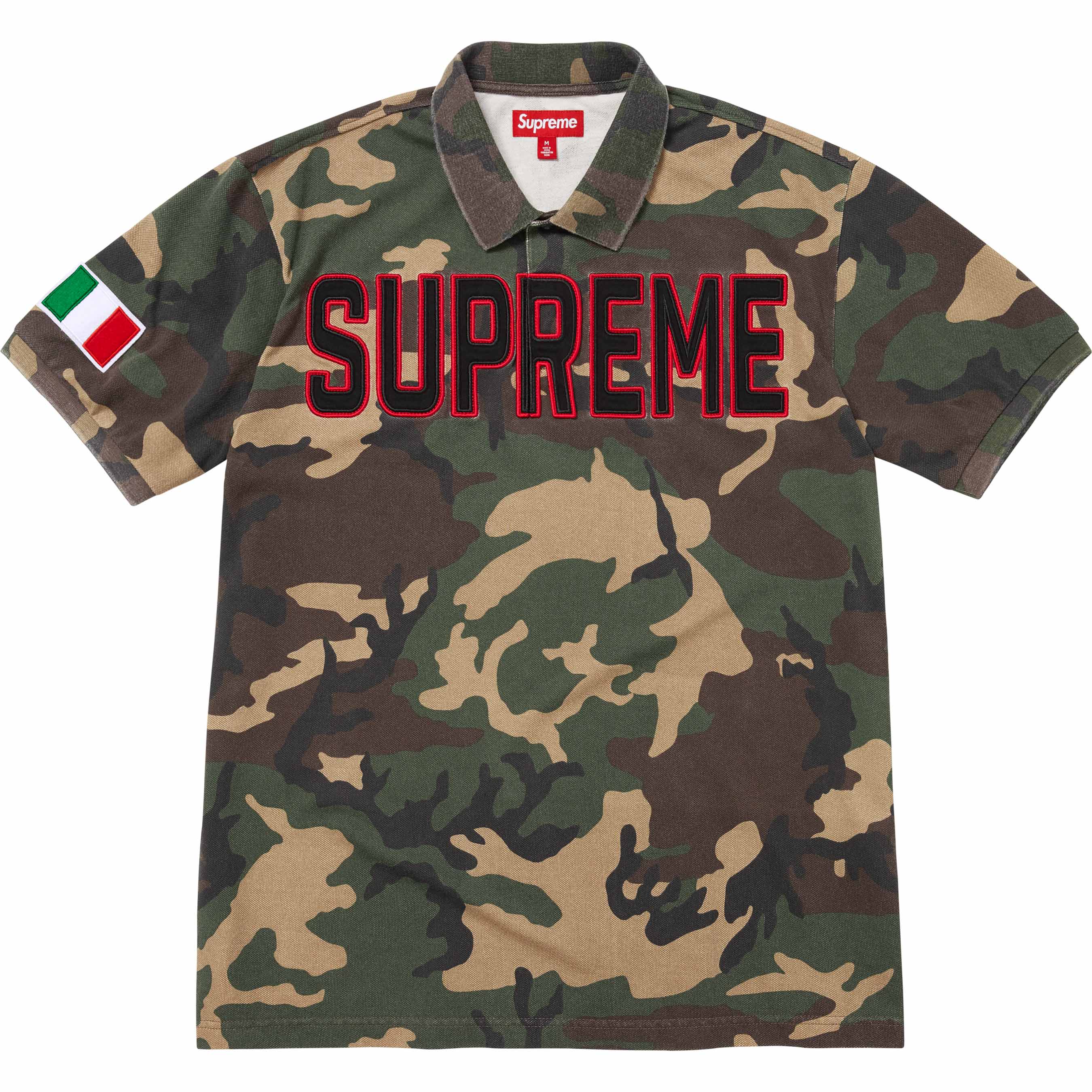 Supreme Washed Camo Polo 