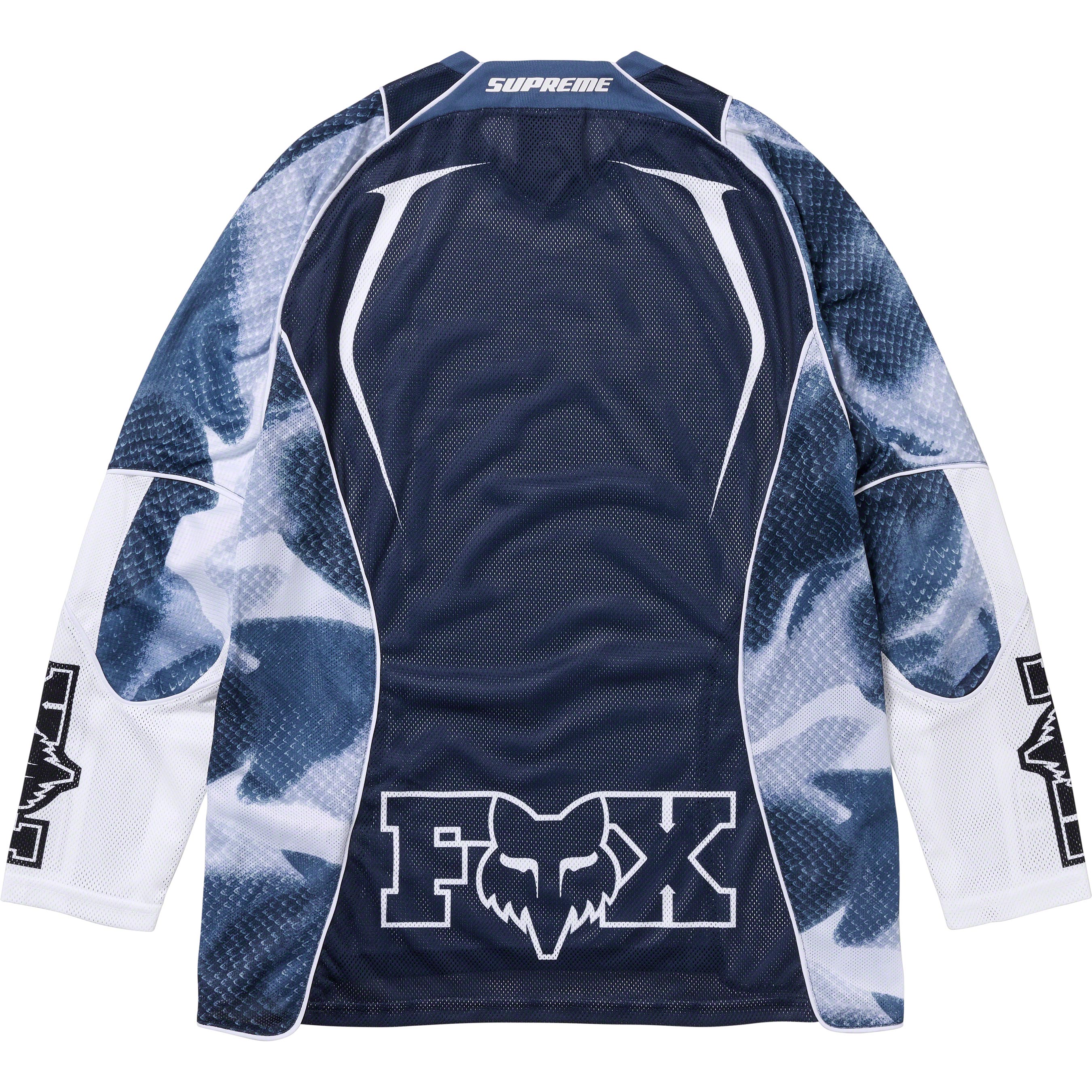 Supreme Fox Racing Jersey Blue Men's - FW23 - GB