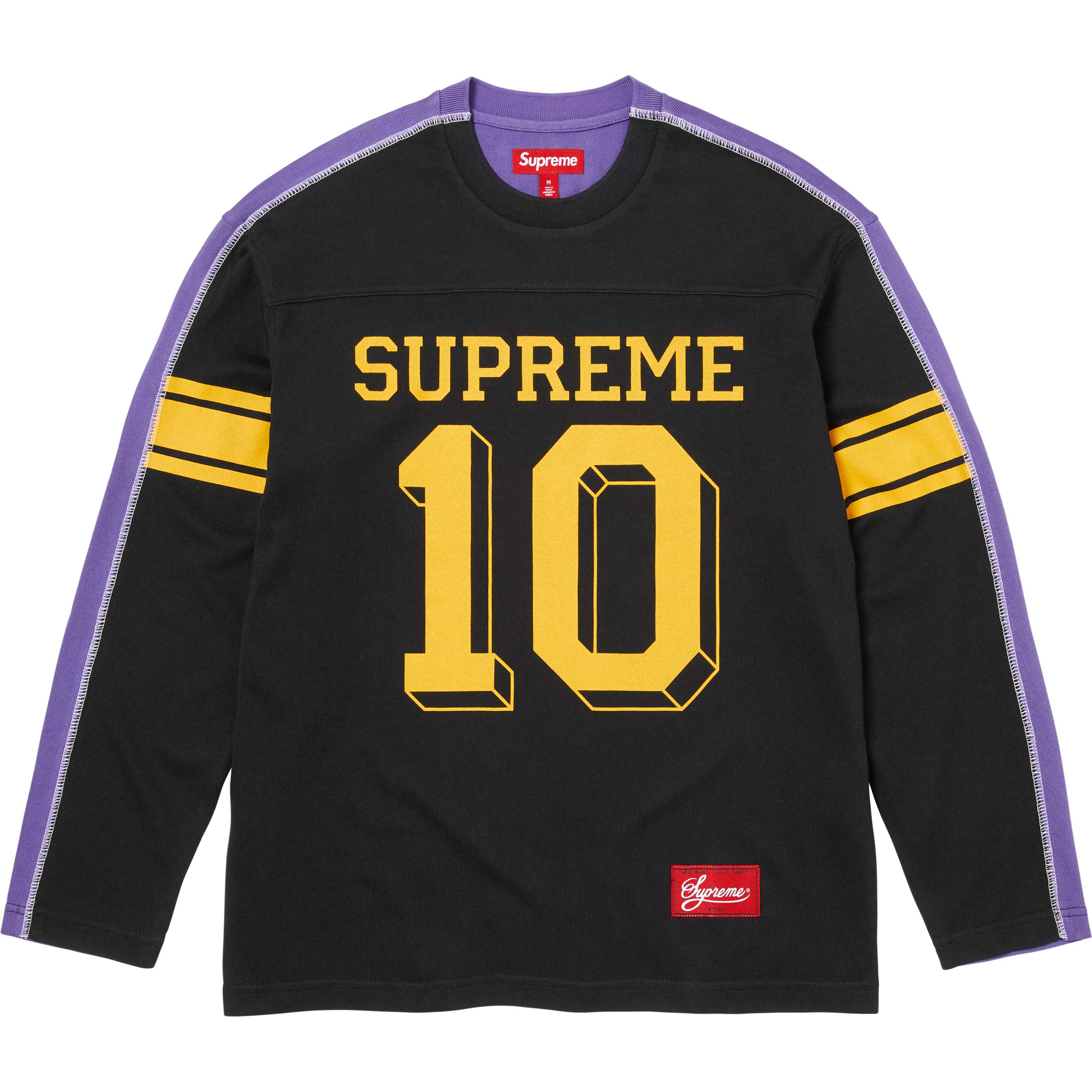 シャツ Supreme Split S/S Football Top XXL Black Split L/S Football Top - Shop - Supreme