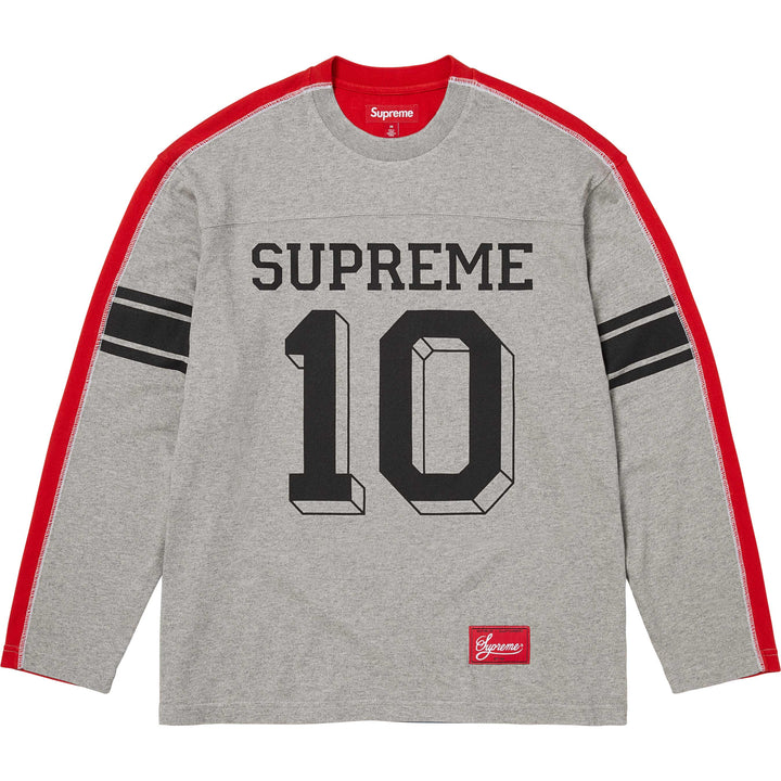 シュプリーム　スプリットフットボールトップ Split L/S Football Top - Shop - Supreme