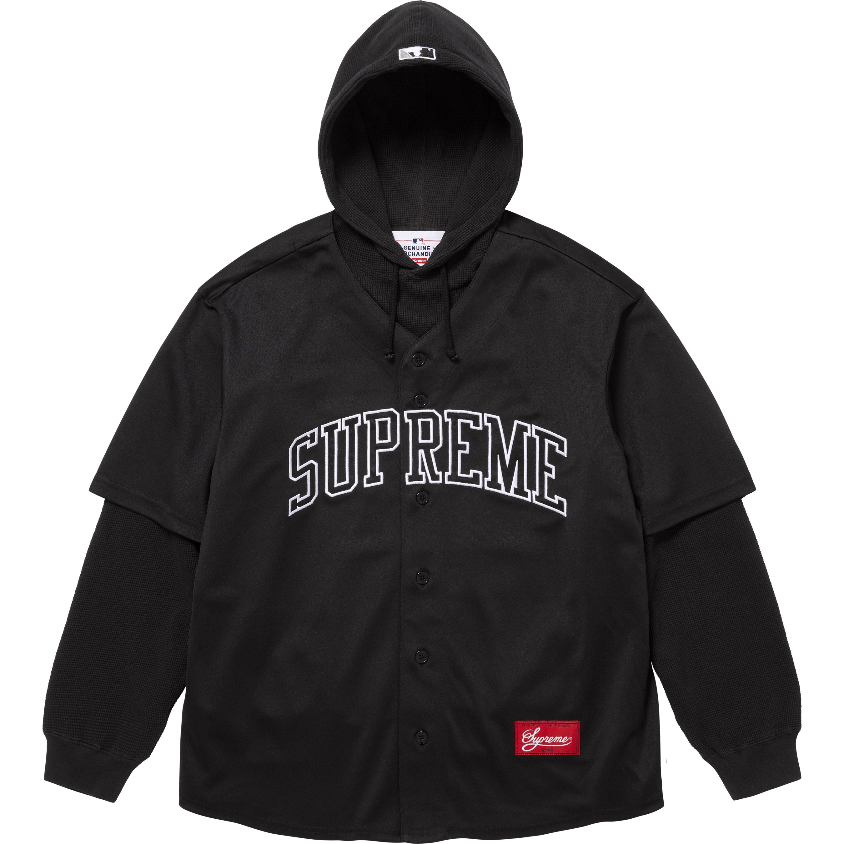 シュプリーム hooded Baseball ジャケット SIZEＭ Supreme®/Chicago White Sox™ Hooded Baseball Jersey - Shop - Supreme