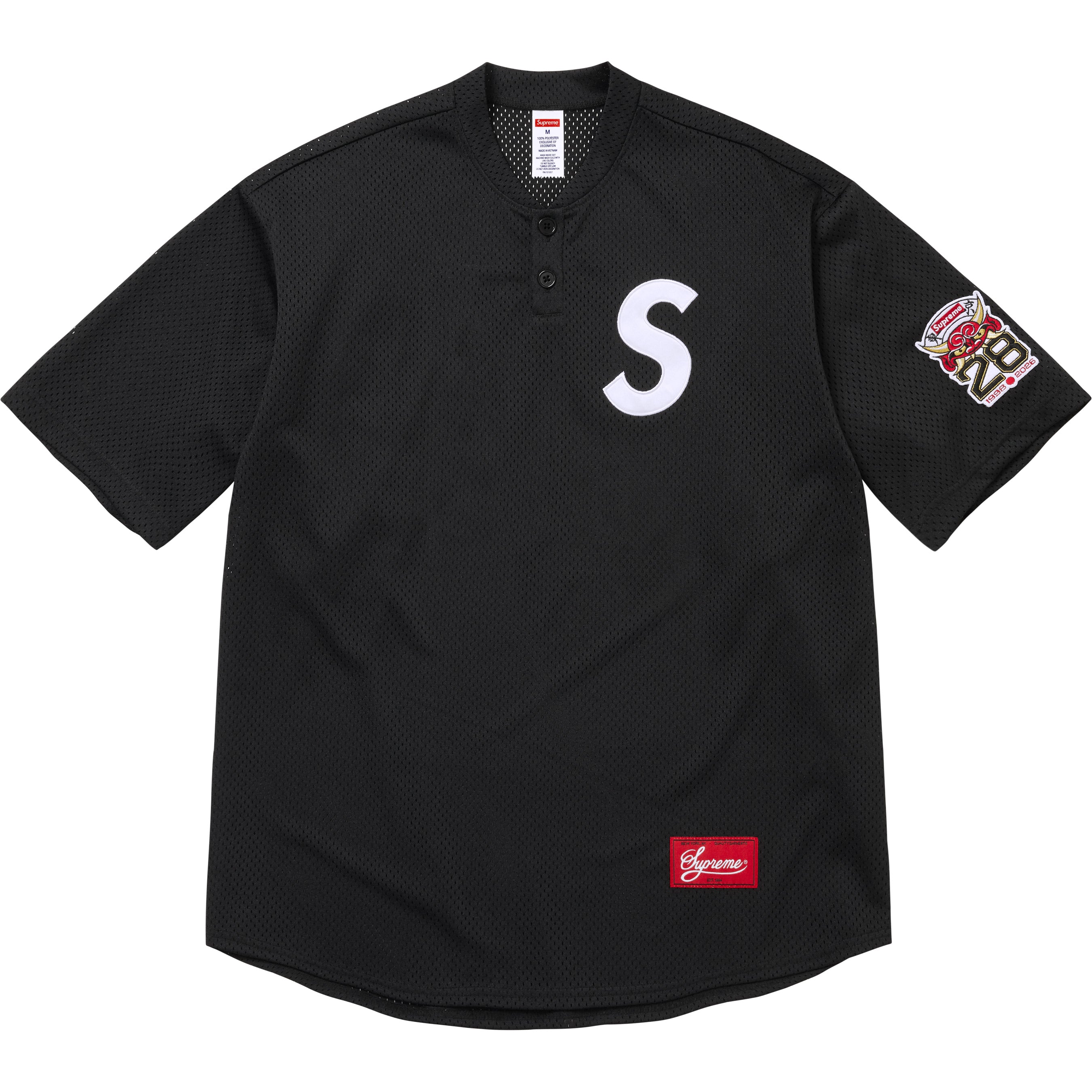 Shop S Logo Baseball Henley - Shop - Supreme