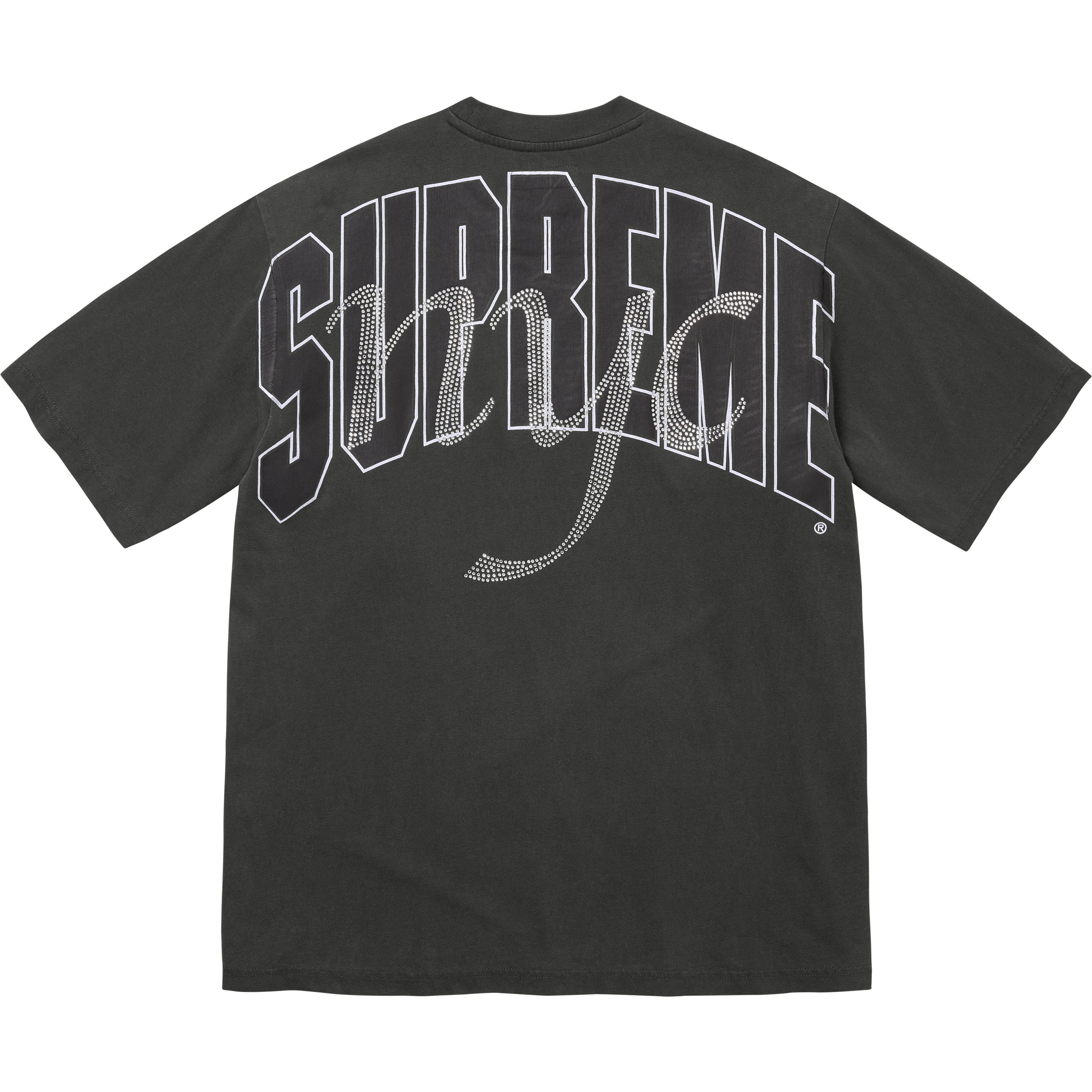 Rhinestone Script S/S Top - Shop - Supreme