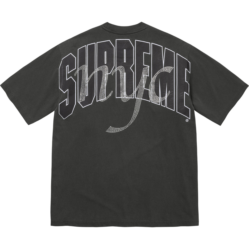 Rhinestone Script S/S Top - Shop - Supreme