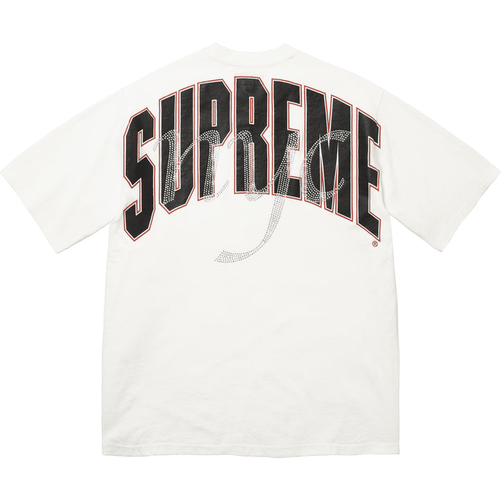 Rhinestone Script S/S Top - Shop - Supreme
