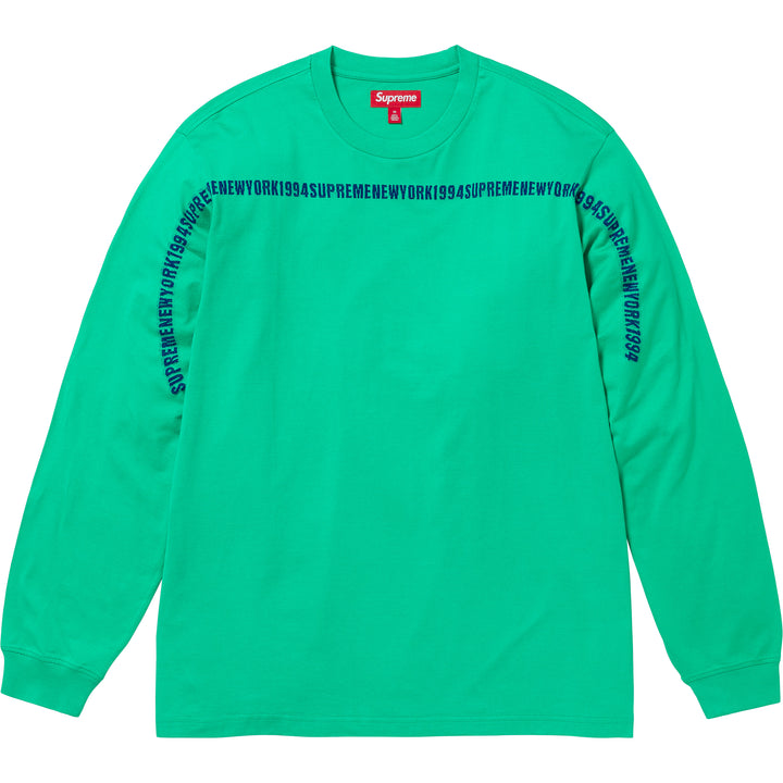 Supreme Knit 2024 Logo Stripe Crewneck Large