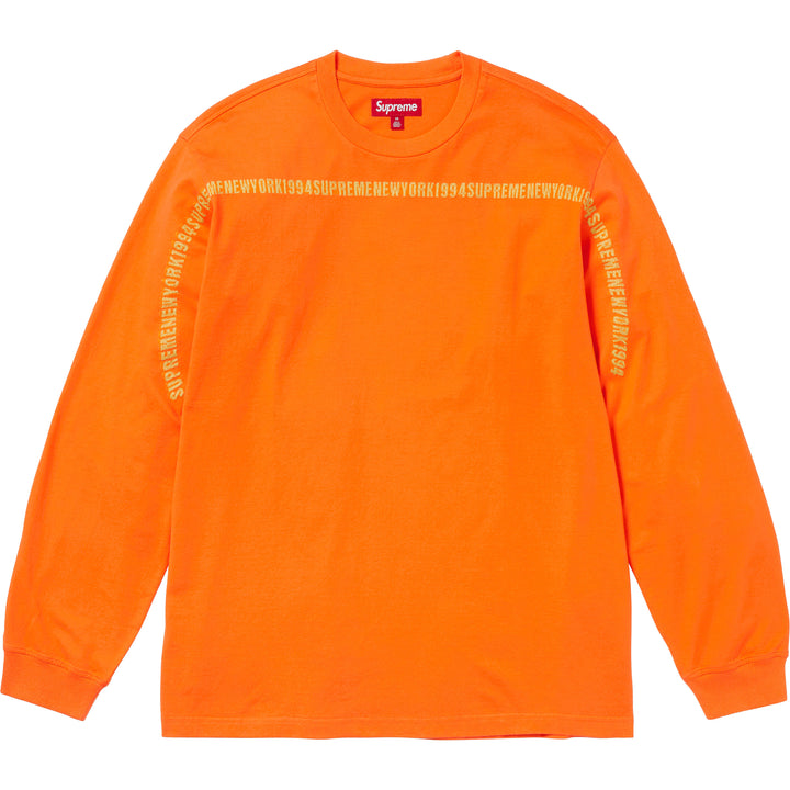 Supreme shops Knit Logo Stripe Crewneck Large