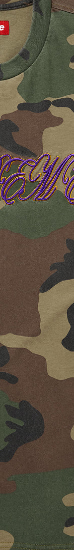 Raised Script S/S Top