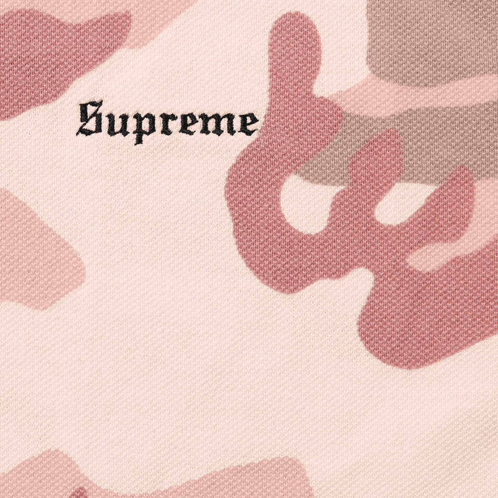 Supreme Washed Camo Polo (SS25) - $98