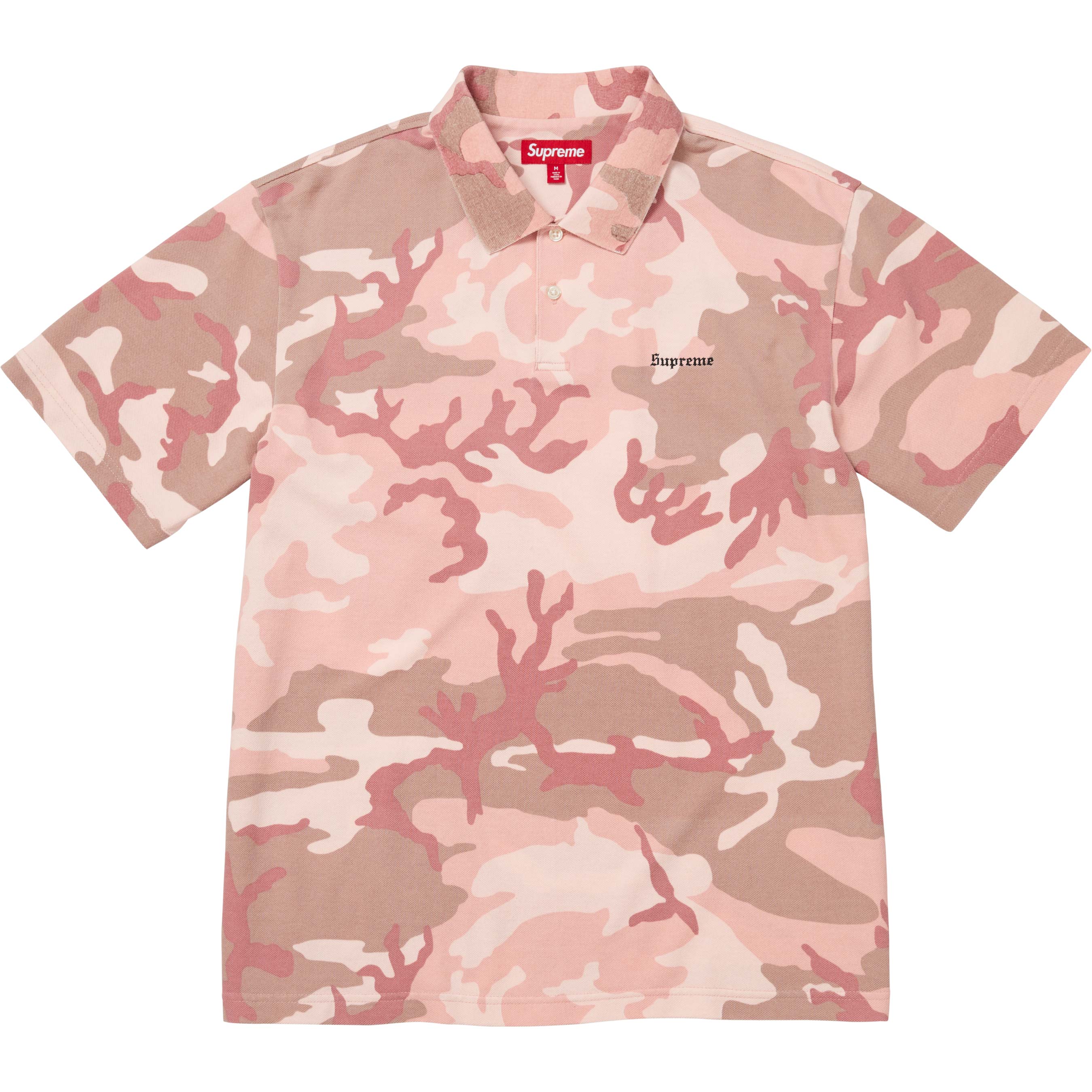 Washed Camo Polo - Shop - Supreme