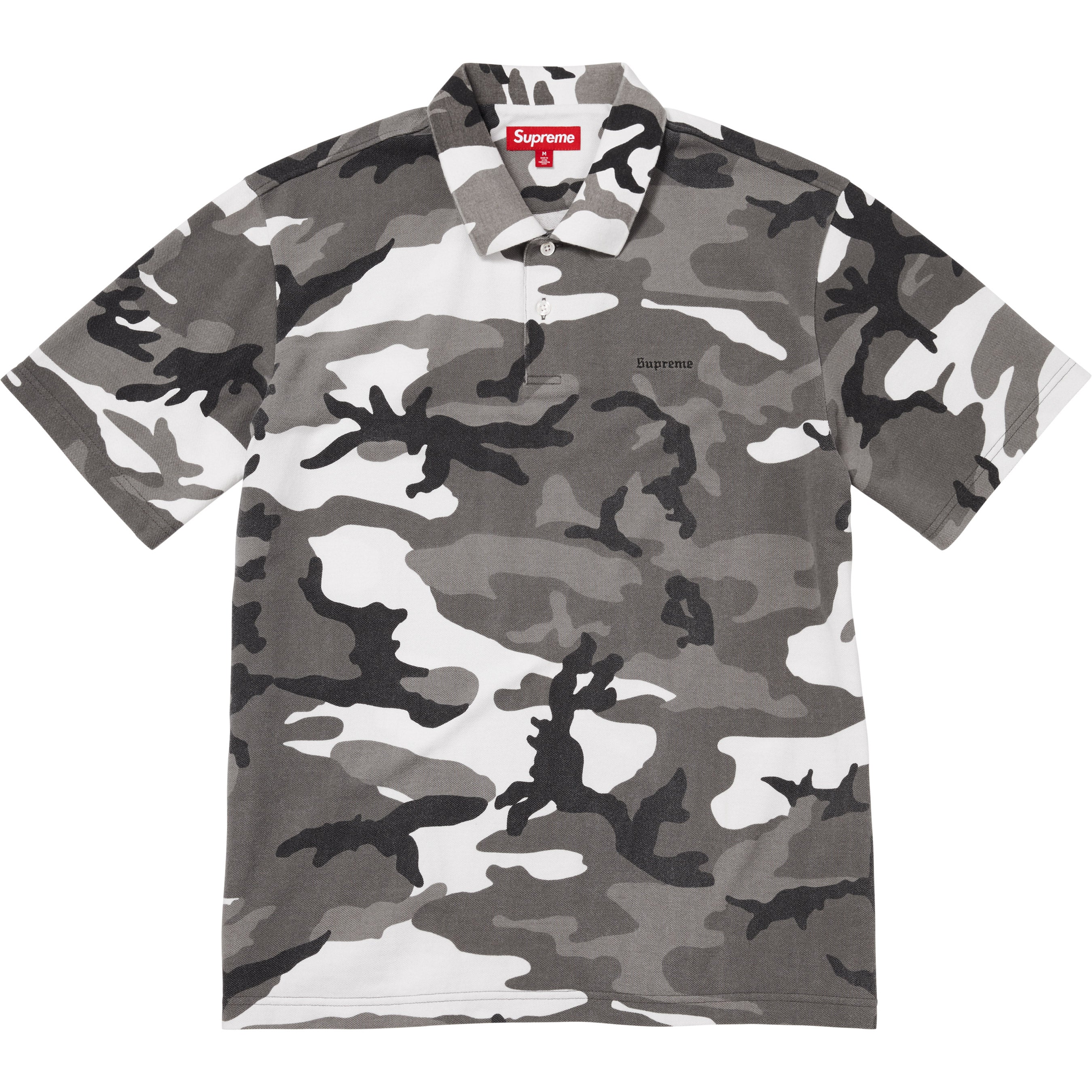 Supreme Washed Camo Polo 