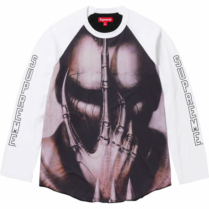 Supreme H.R. Giger Raglan L/S Top Black