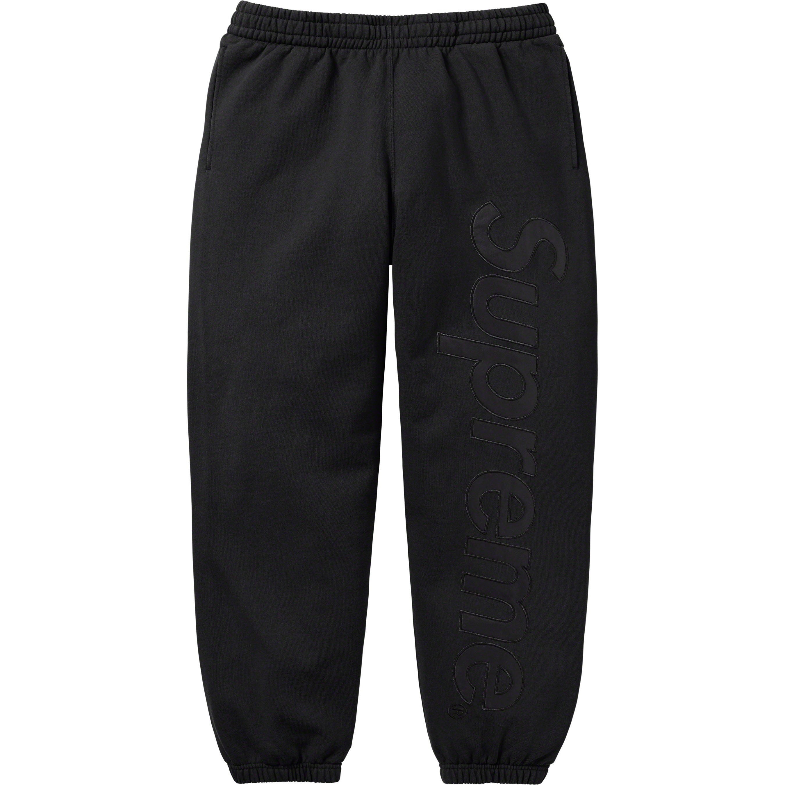 Satin Appliqué Sweatpant