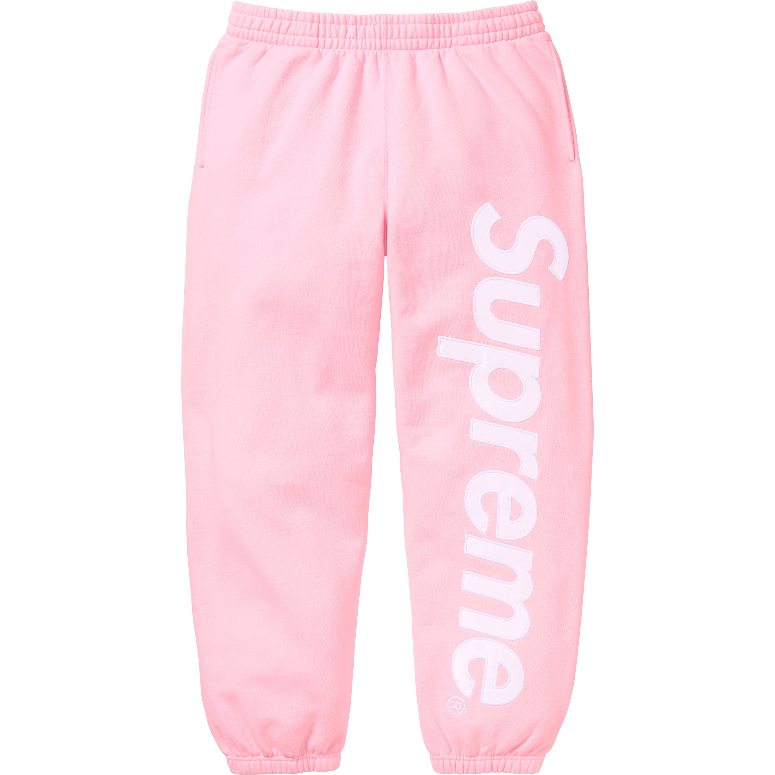 Satin Appliqué Sweatpant