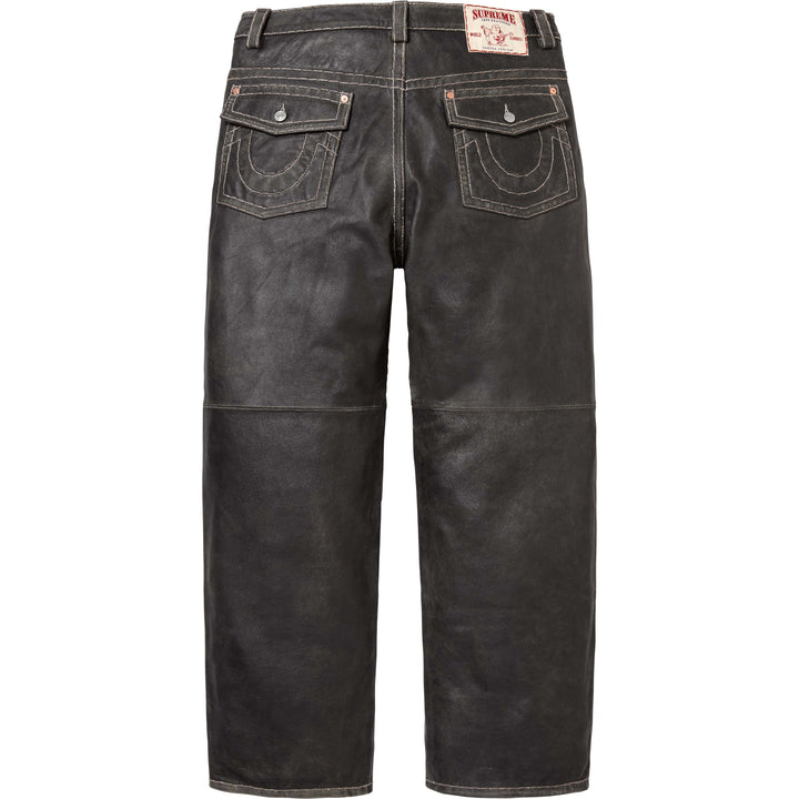 Supreme®/True Religion® Loose Fit Leather Pant-5