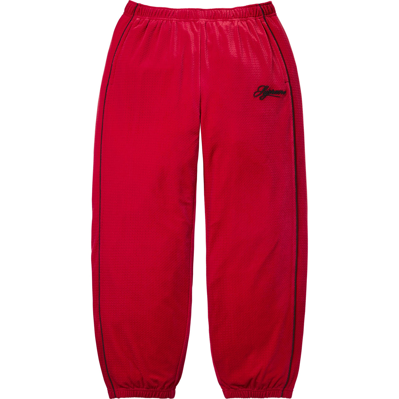 Velour Mesh Track Pant - Image 1