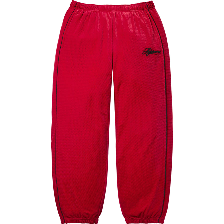 Velour Mesh Track Pant - Image 1