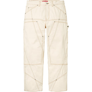 Contrast Stitch Double Knee Painter Jean