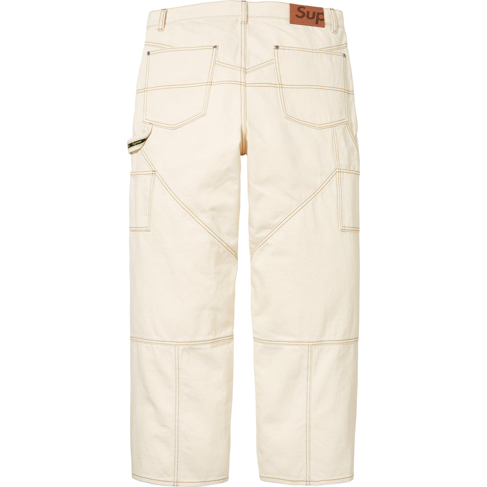 Contrast Stitch Double Knee Painter Jean - Image 2