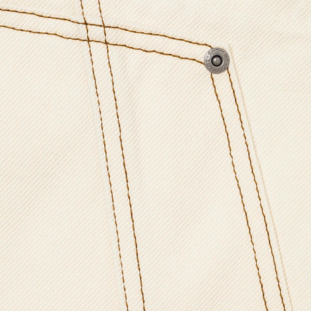 Contrast Stitch Double Knee Painter Jean - Image 3